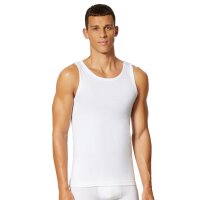 UNCOVER by SCHIESSER Herren Unterhemd 4er Pack - Serie "Uncover", Rundhals Weiß 3XL
