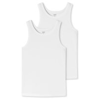 UNCOVER by SCHIESSER Mens Undershirt 4-Pack - Series "Uncover", Round Neck White 3XL (3X-Large)