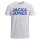 JACK&JONES Herren T-Shirt, 3er Pack - JJECORP LOGO TEE O-NECK, Logo-Print, Baumwolle Schwarz/Marineblau/Weiß S
