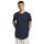 JACK&JONES mens T-shirt, 3-pack - JJENOA TEE 3PK, short sleeve, organic cotton, solid colour White/Navy/Black S (Small)
