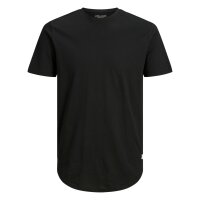 JACK&JONES mens T-shirt, 3-pack - JJENOA TEE 3PK, short sleeve, organic cotton, solid colour White/Black XL (X-Large)