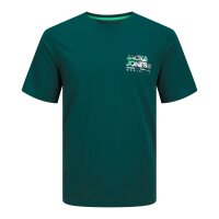 JACK&JONES Herren T-Shirt, 5er Pack - JJLUKE TEE 5PK, Kurzarm, Rundhals, Baumwolle Weiß/Blau/Schwarz S