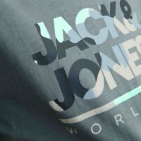 JACK&JONES Herren T-Shirt, 5er Pack - JJLUKE TEE 5PK, Kurzarm, Rundhals, Baumwolle Weiß/Blau/Schwarz S