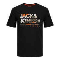 JACK&JONES mens T-shirt, 5-pack - JJLUKE TEE 5PK, short sleeve, round neck, cotton White/Blue/Black S (Small)