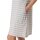 SCHIESSER Damen Nachthemd 95cm - Nachtwäsche, Kurzarm, Baumwolle, Muster Grau/Weiß S