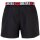 DIESEL Mens Woven Boxer Shorts - UMBX-STARKTWOPACK, Cotton, Woven elastic Waistband Black/Red 2XL (XX-Large)