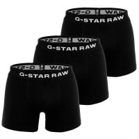 G-STAR Herren Boxershorts, 3er Pack - Boxer Briefs, Cotton Stretch Schwarz M