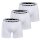 G-STAR Herren Boxershorts, 3er Pack - Boxer Briefs, Cotton Stretch Weiß M