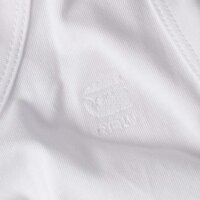 G-STAR Mens Tank Tops - Base Tank Top, round neck, cotton, single-coloured White M (Medium)