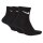 NIKE Unisex 6-Pack Sports Socks - Everyday, Cotton Cushioned Ankle, unicoloured Black/white 42-46 (UK 8-11)