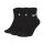 NIKE Unisex 6-Pack Sports Socks - Everyday, Cotton Cushioned Ankle, unicoloured Black/white 42-46 (UK 8-11)
