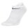 NIKE Unisex 6er Pack Sneaker Sportsocken - Everyday, Lightweight No Show, einfarbig Schwarz/Weiß 46-50
