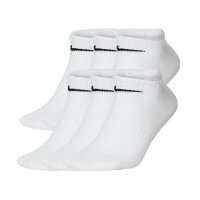 NIKE Unisex 12-Pack Sneaker Sports Socks - Everyday, Lightweight No Show, unicoloured Black/white 46-50 (UK 11-15)
