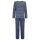 hajo ladies long pyjamas - Klima-Komfort, round neck, cotton mix, striped