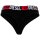 DIESEL Womens String, 3-Pack - UFST-STARS-THREEPACK, Thong, Panties, Cotton Stretch Black L (Large)