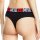 DIESEL Womens String, 3-Pack - UFST-STARS-THREEPACK, Thong, Panties, Cotton Stretch Black M (Medium)