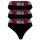 DIESEL Womens String, 3-Pack - UFST-STARS-THREEPACK, Thong, Panties, Cotton Stretch Black XS (X-Small)