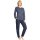 hajo ladies long pyjamas - Klima-Komfort, round neck, cotton mix, striped Blue XXL (XX-Large)