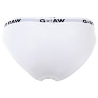 G-STAR Damen Slips, 3er Pack - Briefs, Cotton Stretch, einfarbig Weiß XS
