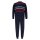 hajo mens pyjamas - Klima-Frottee, long, V-neck, cotton mix, striped
