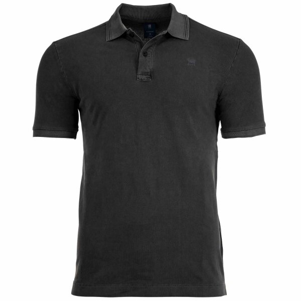G-STAR Herren Poloshirt - Dunda Overdyed Slim Polo, Knopfleiste, Bio-Baumwolle