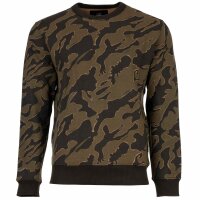 G-STAR mens sweatshirt - camouflage, island camo, pullover, organic cotton Black/Green L (Large)