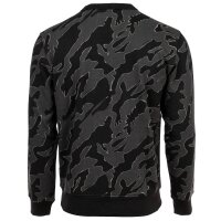 G-STAR mens sweatshirt - camouflage, island camo, pullover, organic cotton Black/Grey 2XL (XX-Large)
