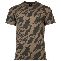 G-STAR Herren T-Shirt - Camouflage, Island Camo, Rundhals, Bio-Baumwolle Schwarz/Grün M