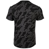 G-STAR Herren T-Shirt - Camouflage, Island Camo, Rundhals, Bio-Baumwolle Schwarz/Grau M