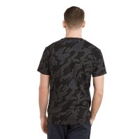 G-STAR mens T-shirt - camouflage, island camo, round neck, organic cotton Black/Grey M (Medium)