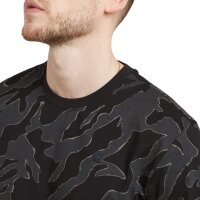 G-STAR mens T-shirt - camouflage, island camo, round neck, organic cotton Black/Grey M (Medium)