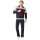 hajo Herren Hausanzug, 2-tlg. Set - Klima-Komfort, Jacke und Hose, Cotton-Mix Blau 3XL