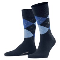 Burlington Herren Socken EDINBURGH - Rautenmuster, Argyle, Clip, One Size, 40-46