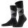 Burlington Herren Socken EDINBURGH - Rautenmuster, Argyle, Clip, One Size, 40-46 Schwarz 40-46
