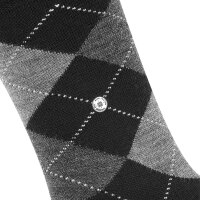 Burlington Ladies Socks MARYLEBONE - short socks, diamond pattern, Onesize Black 36-41