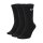 NIKE Unisex Tennis Socks, 3-pack - Cushioned - Training Crew Socks, Solid Color, Logo Black 38-42 (UK 5-8)
