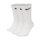 NIKE Unisex Tennis Socks, 3-pack - Cushioned - Training Crew Socks, Solid Color, Logo White 38-42 (UK 5-8)