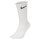 NIKE Unisex Tennissocken, 3er Pack - Cushioned - Training Crew Socks, einfarbig, Logo Schwarz/Grau/Weiß 38-42