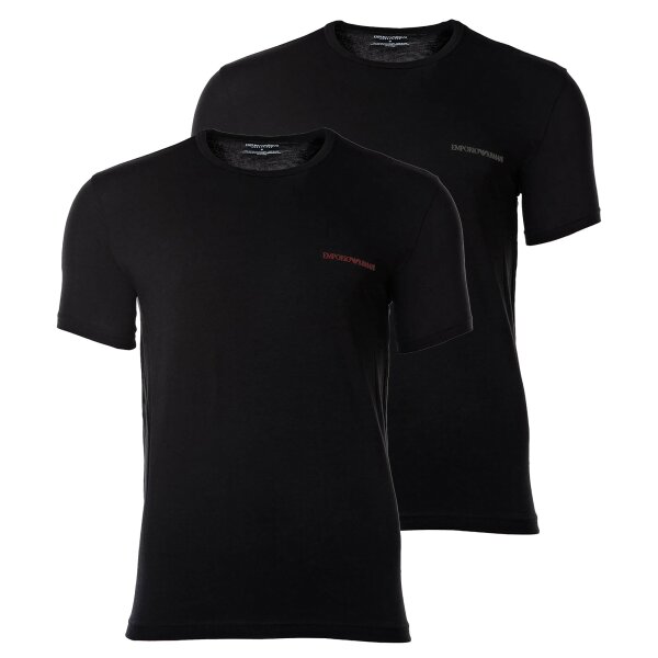 Camiseta De Manga Larga Emporio Armani De Algodón Stretch Negro