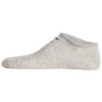 NIKE Unisex Sneakersocken, 3er Pack - Lightweight - No Show Sneaker, einfarbig, Logo Weiß/Schwarz/Grau 38-42