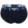 EMPORIO ARMANI Herren Slips, 3er Pack - BOLD MONOGRAM, Briefs, Stretch Cotton Marine S