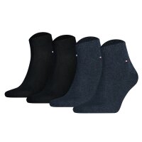 TOMMY HILFIGER Herren Quarter Socken, 4er Pack - Sneaker,...