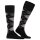 Burlington mens knee socks - PRESTON, rhombus, One Size Black 40-46