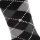 Burlington mens knee socks - PRESTON, rhombus, One Size Black 40-46