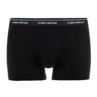 CECEBA Herren Boxershorts, 7er Pack - Monza, Unterwäsche, Logo, einfarbig Schwarz M
