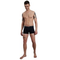 CECEBA Herren Boxershorts, 7er Pack - Monza, Unterwäsche, Logo, einfarbig Schwarz M