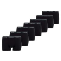 CECEBA mens boxer shorts, 7-pack - Monza, underwear, logo, single-coloured Black M (Medium)