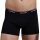 CECEBA Herren Boxershorts, 4er Pack - Monza, Unterwäsche, Logo, einfarbig Schwarz M