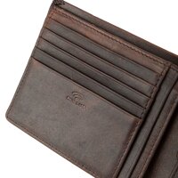 JOOP! Herren Geldbörse - Loreto Typhon Billfold mh9, Echt Leder, 9,5x12x2cm (HxBxT) Braun