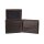 JOOP! Mens Wallet - Loreto Typhon Billfold mh9, genuine Leather, 9,5x12x2cm (HxWxD) Brown
